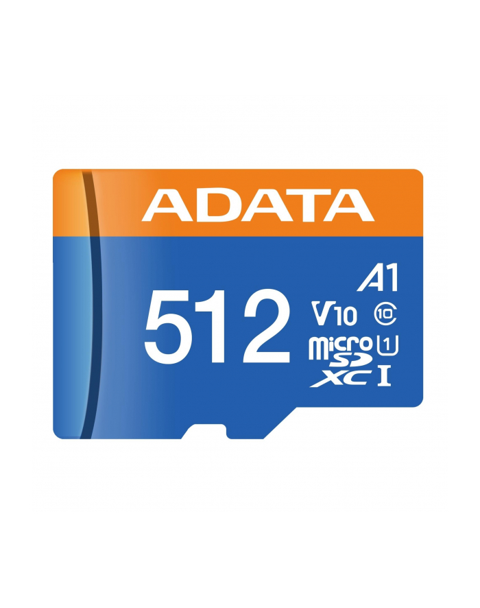 MEMORY MICRO SDXC 512GB W/AD/AUSDX512GUICL10A1-RA1 ADATA główny