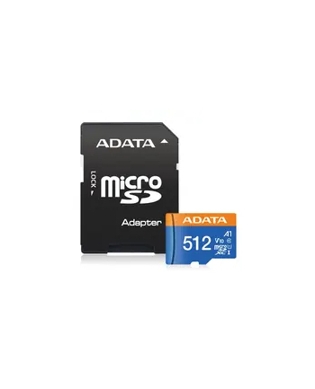 MEMORY MICRO SDXC 512GB W/AD/AUSDX512GUICL10A1-RA1 ADATA