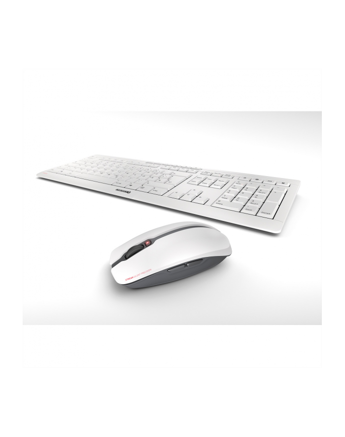 CHERRYSTREAMD-ESKTOP D-E LAYOUT/KBD AND MOUSE SET USB PALE GREY główny