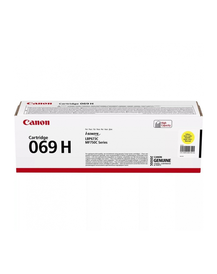 TONER YELLOW 55K CRG-069H/5095C004 CANON główny
