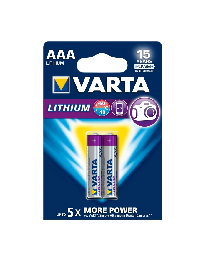 Bateria litowa Professional Lithium Micro AAA 2 szt główny