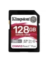kingston 128GB SDXC CANVAS REACT PLUS U3/UHS-II 280R/100W V60 FULL HD/4K - nr 2