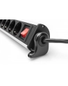trackr Listwa zasilająca biurowa 45° 6 gniazd 2xUSB-A 1xU SB-C (5V/3,4A) obrót 180° z zaciskiem na blat - nr 20