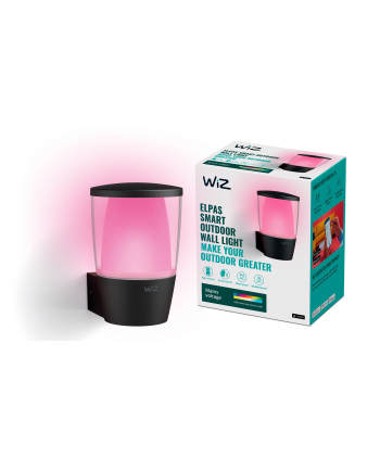 WiZ | Inteligentna zewnętrzna lampa ścienna WiFi | 8,5 W | 2700-5000 K (RGB)