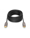 digitus Kabel połączeniowy hybrydowy HDMI 21 Ultra High Speed 8K60Hz UHD HDMI A/HDMI A M/M czarny 10m - nr 1