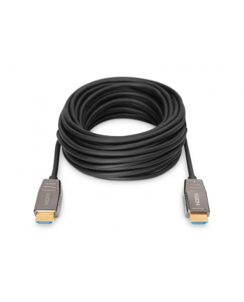 digitus Kabel połączeniowy hybrydowy HDMI 21 Ultra High Speed 8K60Hz UHD HDMI A/HDMI A M/M czarny 10m