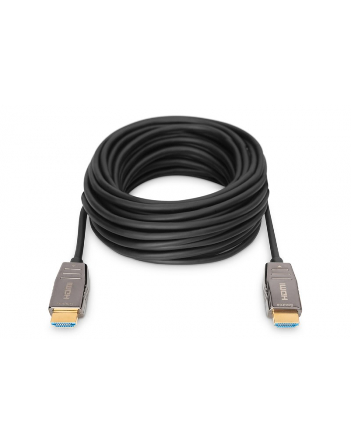 digitus Kabel połączeniowy hybrydowy HDMI 21 Ultra High Speed 8K60Hz UHD HDMI A/HDMI A M/M czarny 10m główny