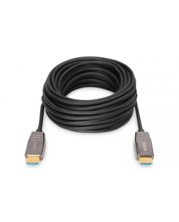 digitus Kabel połączeniowy hybrydowy HDMI 21 Ultra High Speed 8K60Hz UHD HDMI A/HDMI A M/M czarny 20m