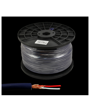 azusa Kabel mikrofonowy stereo 6mm niebieski