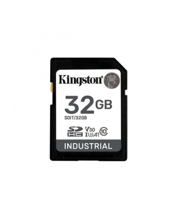 kingston 32GB SDHC INDUSTRIAL C10/-40C TO 85C UHS-I U3 V30 A1 PSLC