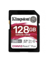 kingston 128GB SDXC CANVAS REACT PLUS U3/UHS-II 280R/100W V60 FULL HD/4K - nr 4
