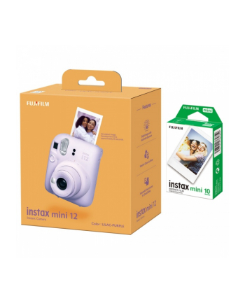 CAMERA INSTANT W/10SH GLOSSY/INSTAX MINI 12 PURPLE FUJIFILM