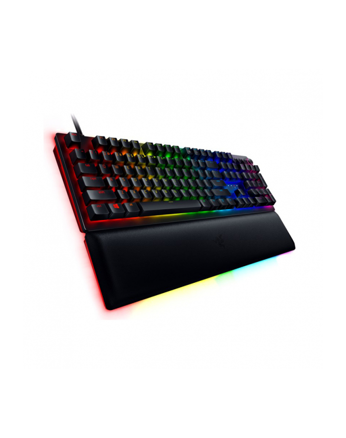 Razer | Opcyjna klawiatura do gier Huntsman V2 | Klawiatura do gier | Światło LED RGB | RU | Przewodowe | Czarny | Klawiatura numeryczna | Liniowy czerwony przełącznik główny