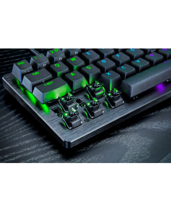 Razer | Mini klawiatura do gier | Huntsman V3 Pro | Klawiatura do gier | Przewodowe | Skandynawski | Czarny | Analogowy optyczny