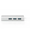 digitus HUB 3-portowy USB Typ C 30 HighSpeed z LANGigabit LAN adapter, aluminium - nr 15