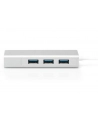digitus HUB 3-portowy USB Typ C 30 HighSpeed z LANGigabit LAN adapter, aluminium - nr 27