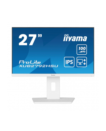 iiyama XUB2792HSU-W6 27IN FHD/27IN WHITE ETE IPS 1920X1080 100