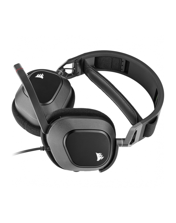Zestaw słuchawkowy USB Corsair HS80 RGB, karbon główny