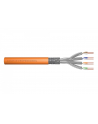 Kabel instalacyjny DIGITUS kat7, S/FTP, Dca, AWG 23/1, LSOH, 100m, pomarańczowy, folia - nr 23