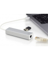 digitus HUB 3-portowy USB Typ C 30 HighSpeed z LANGigabit LAN adapter, aluminium - nr 17