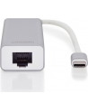 digitus HUB 3-portowy USB Typ C 30 HighSpeed z LANGigabit LAN adapter, aluminium - nr 19