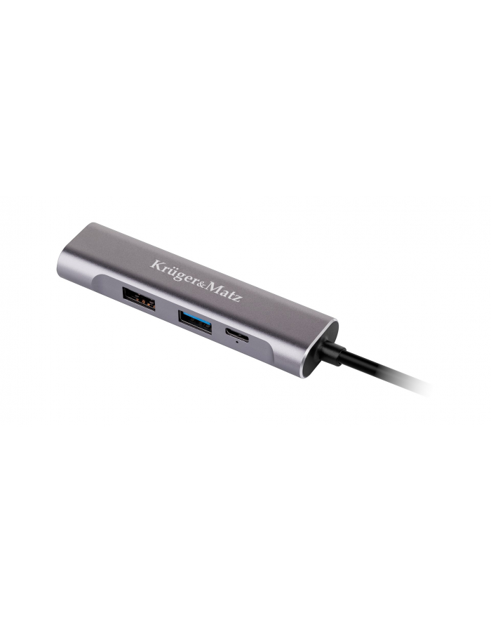 kruger 'amp; matz Adapter (HUB)  USB typu C na HDMI/USB30/USB20/C port główny