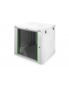 digitus Szafa sieciowa wisząca DYNAmic 19''; 12U rack 600x600, drzwi szyba, szary, niedzielona, złożona, 60kg - nr 1