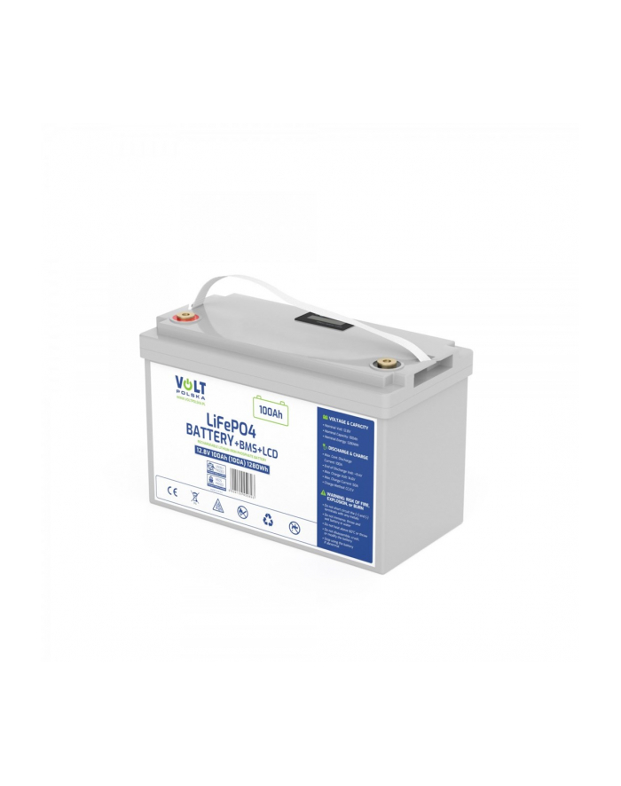 volt polska VOLT Akumulator LiFePO4 12V 100 Ah (100A) + LCD główny