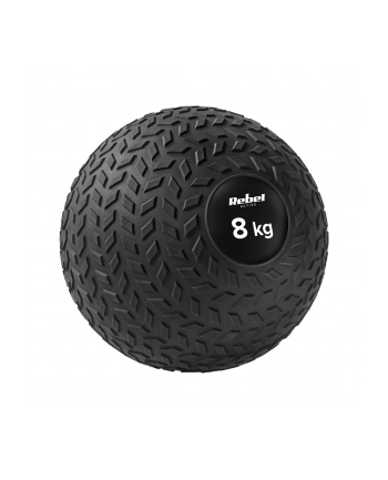Mała piłka lekarska do ćwiczeń rehabilitacyjna Slam Ball 23cm 8kg, REBEL ACTIVE