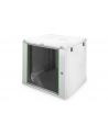 digitus Szafa sieciowa wisząca DYNAmic 19''; 12U rack 600x600, drzwi szyba, szary, niedzielona, złożona, 60kg - nr 1