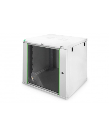 digitus Szafa sieciowa wisząca DYNAmic 19''; 12U rack 600x600, drzwi szyba, szary, niedzielona, złożona, 60kg