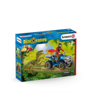 Schleich 41466 Ucieczka quadem przed Welociraptorem