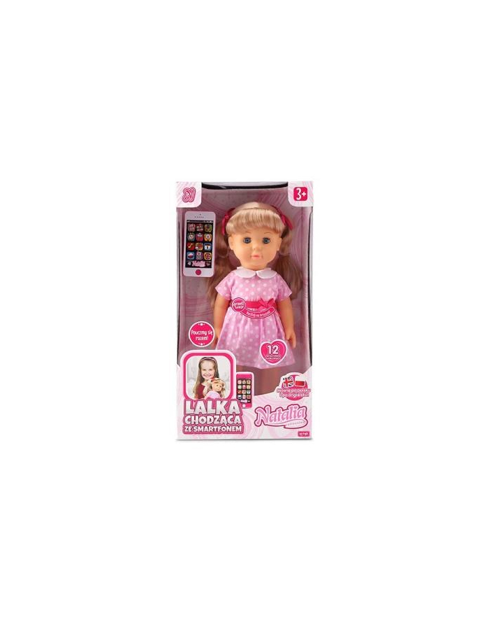 artyk Lalka Natalia chodząca 41cm ze smartfonem 163326 główny