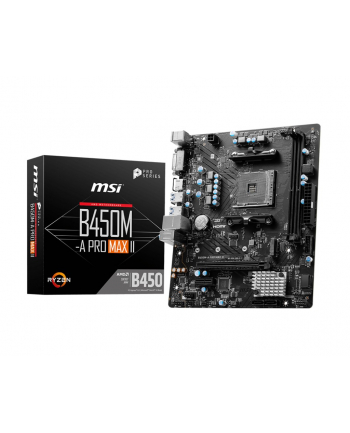 Płyta główna MSI AMD B450 SAM4 MATX/B450M-A PRO MAX II