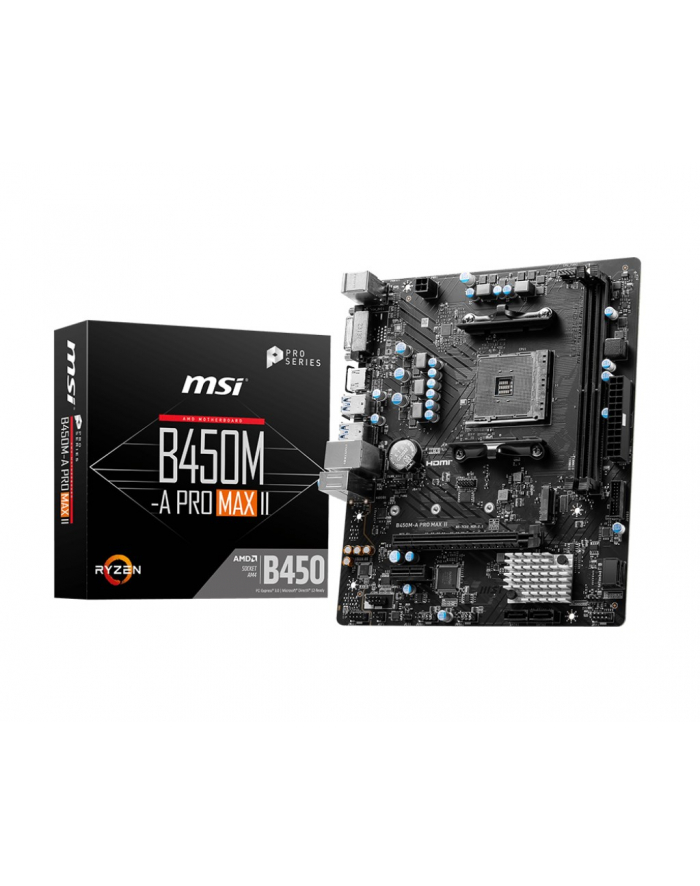 Płyta główna MSI AMD B450 SAM4 MATX/B450M-A PRO MAX II główny