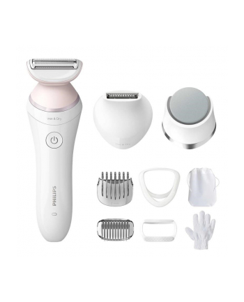 Philips | Golarka bezprzewodowa | BRL176/00 Seria 8000 | Czas pracy (maks) 120 min | Na mokro i na sucho | Litowo-jonowy | Biały/Różowy