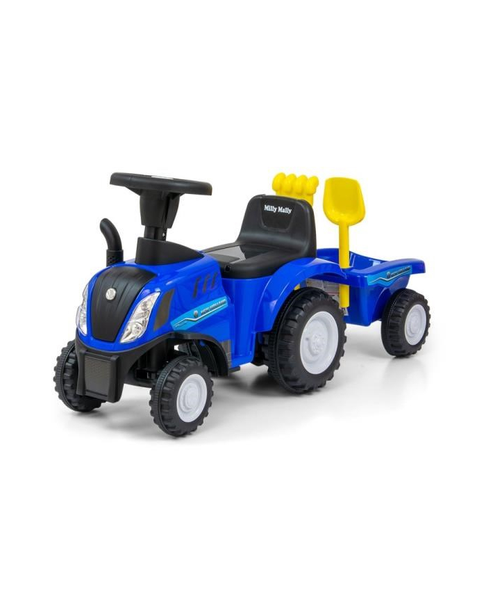 Jeździk Pojazd New Holland T7 Traktor niebieski Milly Mally jeździdełko auto główny