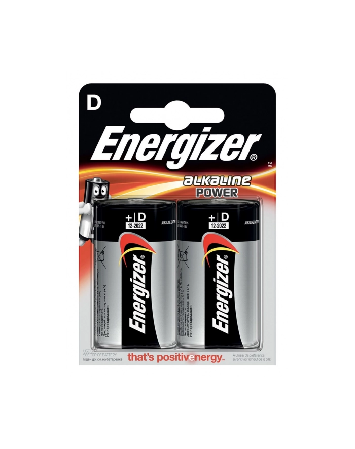 Bateria ENERGIZER Alkaline Power D LR20 1,5V 2szt główny