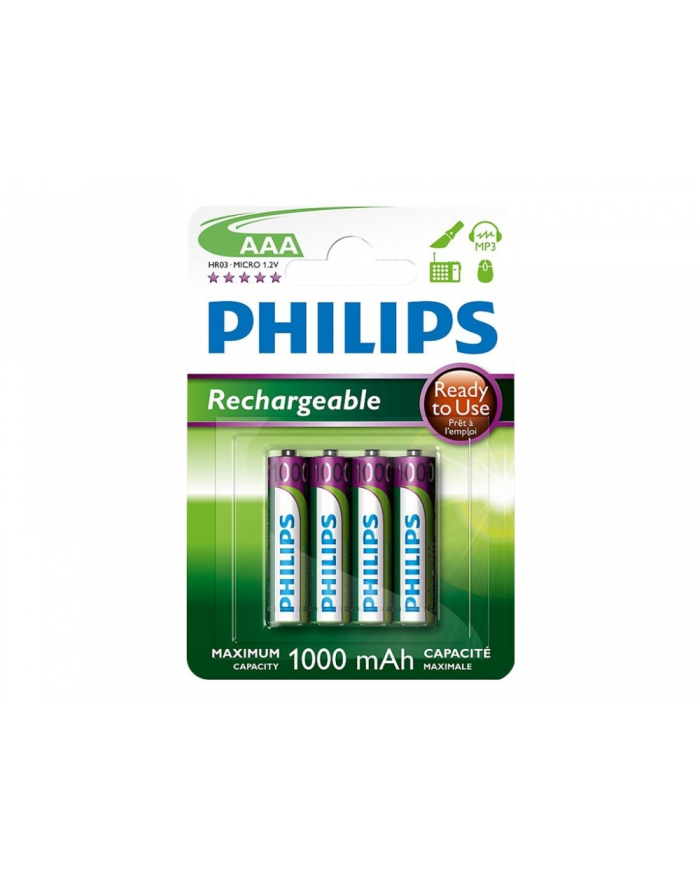 BATERIA LADOW R3 PHILIPS 1000MAH NI MH B/C OP4SZ główny