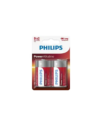 BATERIA LR20 PHILIPS POWERLIFE B/C OP2SZT
