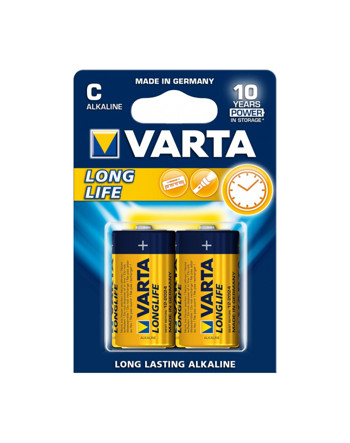 Bateria alkaliczna VARTA LR14 LONGLIFE 2szt/bl główny