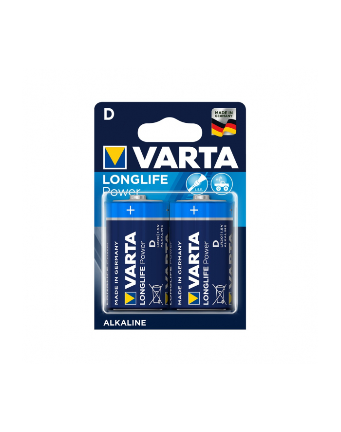 Bateria alkaliczna VARTA LR20 LONGLIFE 2szt/bl główny