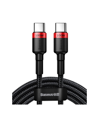 CABLE USB TO USB-C 2M/RED/BLACK CATKLF-AL91 BAS(wersja europejska)S