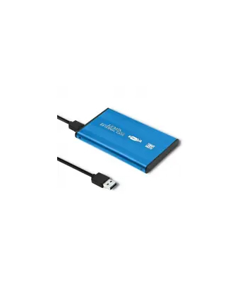 Obudowa zewnętrzna Qoltec do dysk'amp;oacute;w HDD/SSD 25'amp;'; SATA3/USB 30 (niebieska)