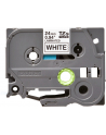 bczerwonyher TZE-251 LAMINATED TAPE 24MM 8M/BLACK ON WHITE - nr 2