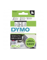 dymo D1-TAPE 9MM X 7M/BLACK ON TRANSPARENT - nr 12