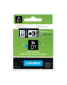 dymo D1-TAPE 9MM X 7M/BLACK ON TRANSPARENT - nr 30