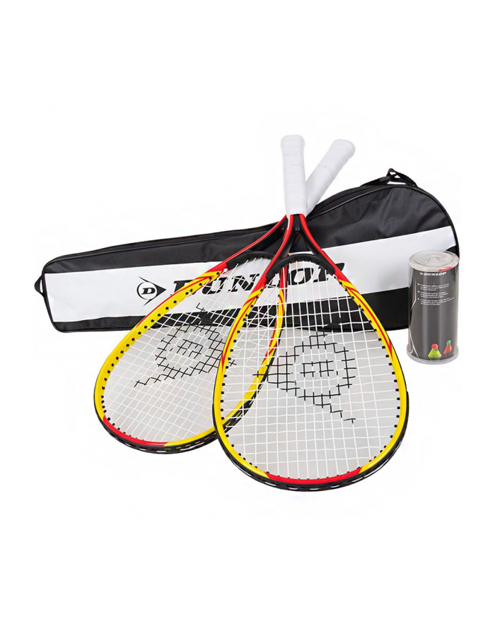 Zestaw do Speedmintona Racketball Set Dunlop żólto-czerwone 762091 główny