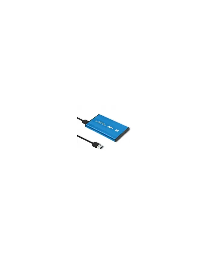 Obudowa zewnętrzna Qoltec do dysk'amp;oacute;w HDD/SSD 25'amp;'; SATA3/USB 30 (niebieska) główny