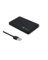 Qoltec Obudowa/kieszeń do dysków HDD/SSD 25''; SATA3 | USB 20 | Czarny - nr 1
